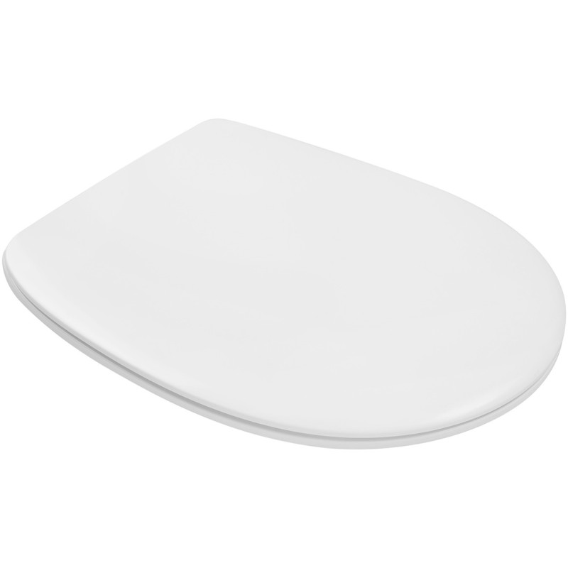 Унитаз подвесной безободковый Kroner KRP - A534UF Rimless 410х355х555 мм, сиденье Slim Duroplast / Soft-close / Quick relase