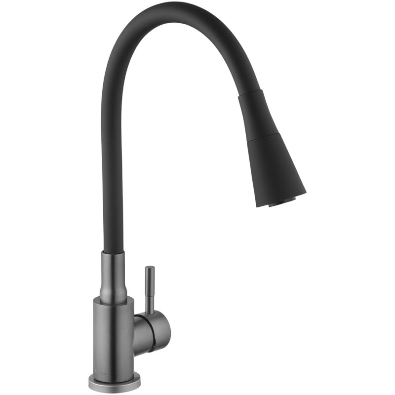 Смеситель для кухни Kroner KRP Edelstahl Klassisch - PVD031BLK