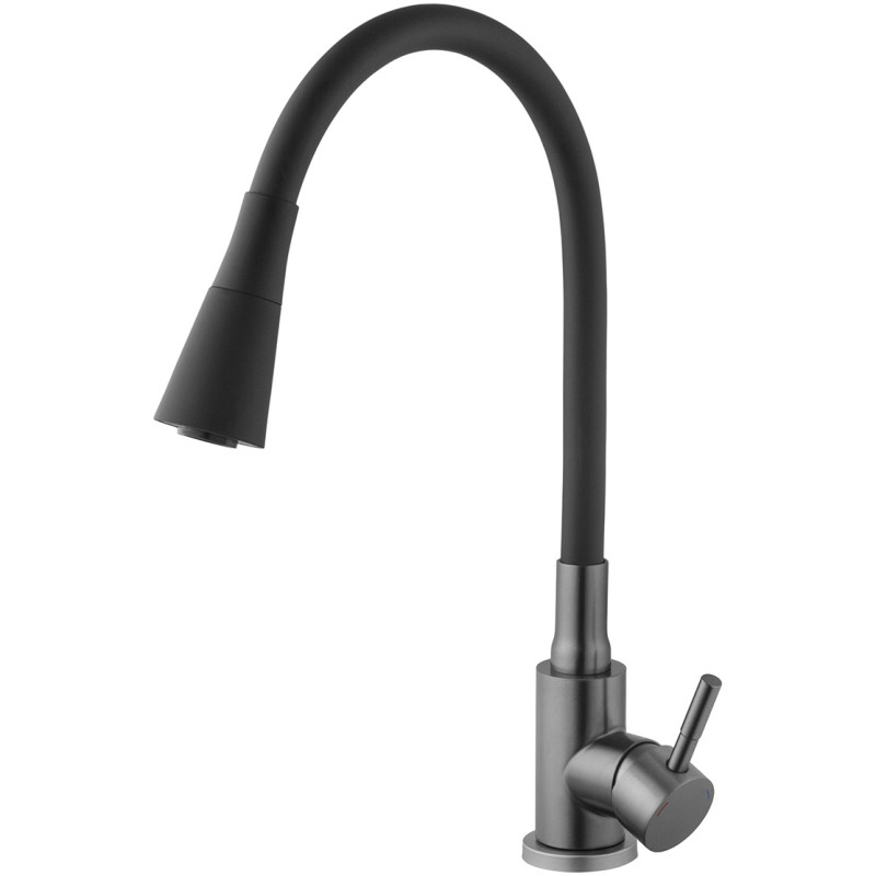 Смеситель для кухни Kroner KRP Edelstahl Klassisch - PVD031BLK