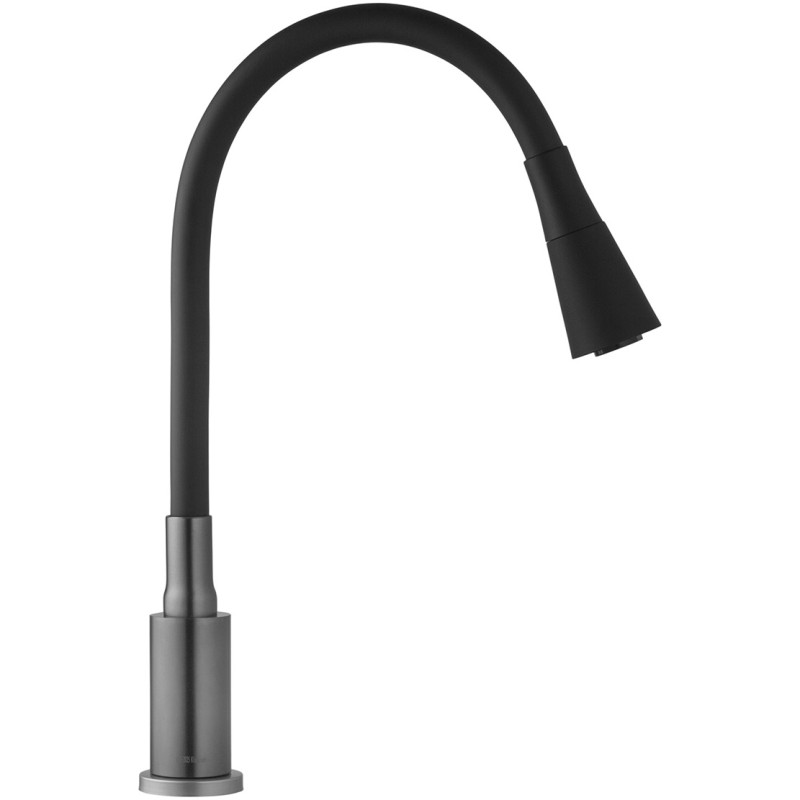 Смеситель для кухни Kroner KRP Edelstahl Klassisch - PVD031BLK