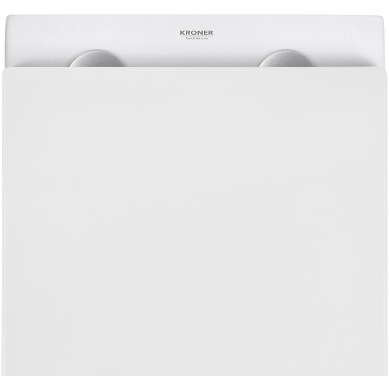 Унітаз підвісний безобідковий Kroner Eifel WHI493436 RIMLESS з сидінням Slim Duroplast / Soft-close / Quick relase (KE493436WHIR)