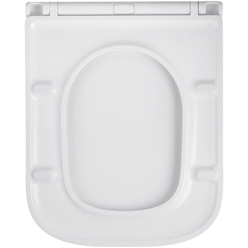Унітаз підвісний безобідковий Kroner Eifel WHI493436 RIMLESS з сидінням Slim Duroplast / Soft-close / Quick relase (KE493436WHIR)