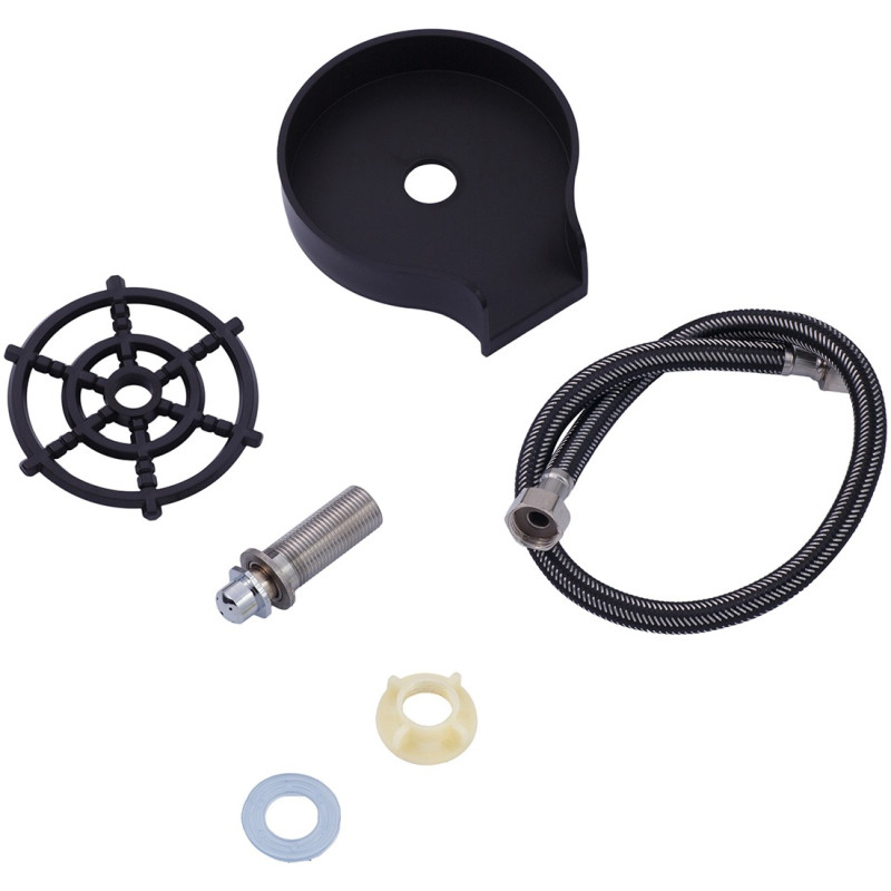 Кухонна мийка Kroner KRP Schwarze - SET7545NB PVD (3.0/0.8 мм)