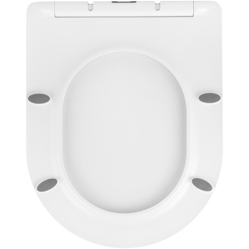 Унітаз підвісний безобідковий Kroner Harz WHI523632 RIMLESS з сидінням (KH523632WHIR)