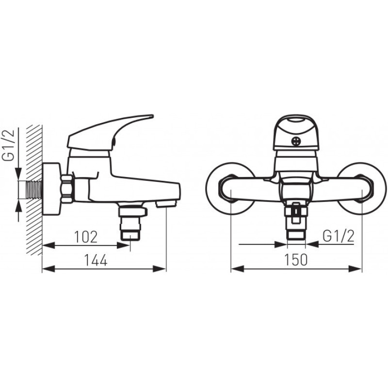Набір змішувачів FERRO ONE (BFO1 + BFO2 + N340)