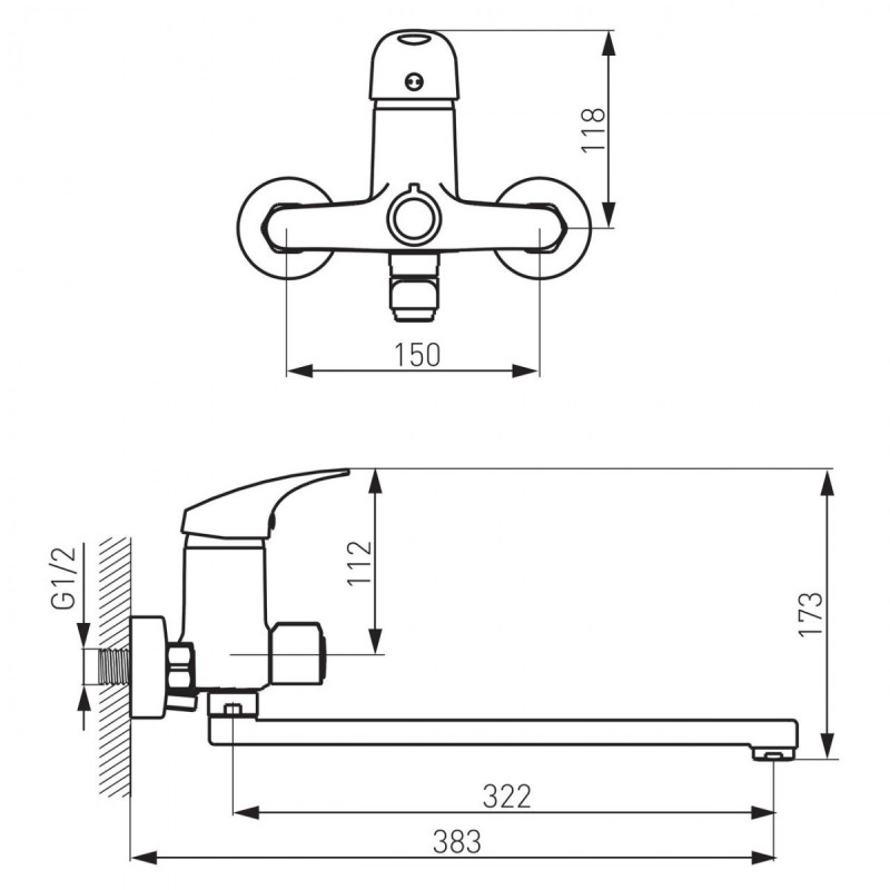 Набір змішувачів FERRO ONE BFO5A + BFO2 + N340
