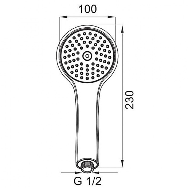 Ручной душ Ferro Dritto S105
