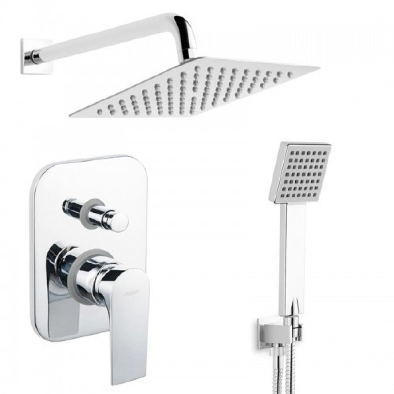 Душевая система FERRO Algeo Square BAQ7P-SET1-S