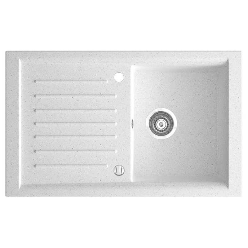 Мийка гранітна Ferro Kizz DRG50/81W білий