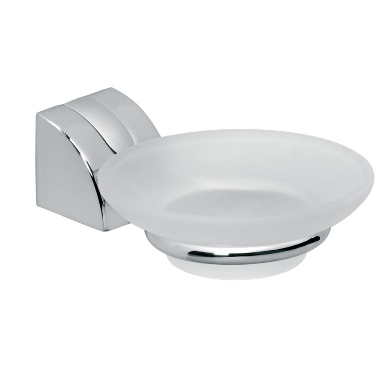 Мыльница стекло Ferro Cascata E02 хром