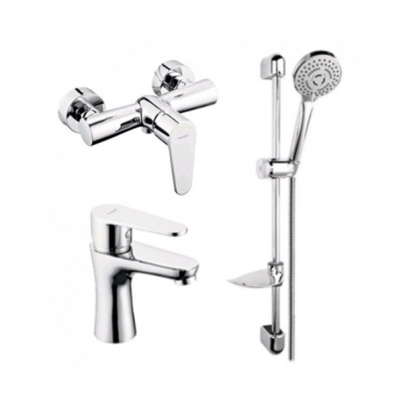 Набор смесителей для душа 3 в 1 BAG2+BAG7+N381B Ferro Algeo ALGEO SHOWER хром