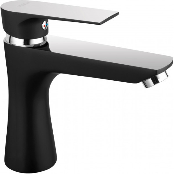 Смеситель для раковины FERRO Algeo Square Black BAQ2BLC