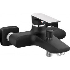 Змішувач для ванни FERRO Algeo Square Black BAQ1BLC