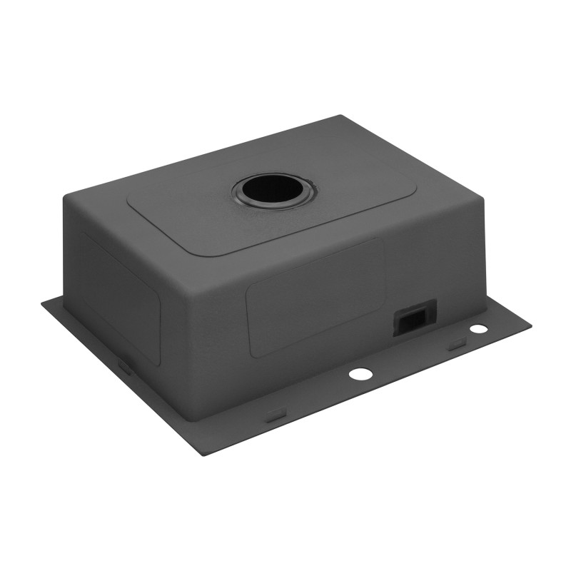  Набор 3 в 1 кухонная мойка Kroner KRP Schwarze - 6050HM PVD + смеситель для кухни Kroner KRP Edelstahl Klassisch - PVD03915 + дозатор
