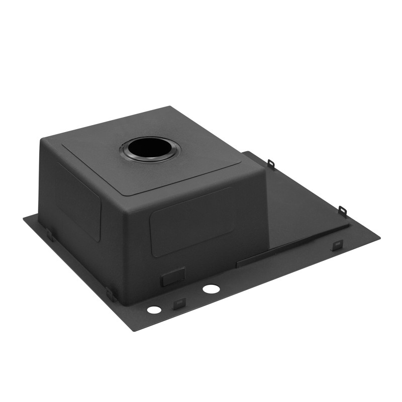  Набор 3 в 1 кухонная мойка Kroner KRP Schwarze - 6350LHM PVD + смеситель Kroner KRP Graz - GRP03815 + дозатор