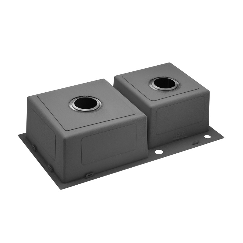 Набір 3 в 1 кухонна мийка Kroner KRP Schwarze - 7843ZHM PVD + змішувач для кухні Kroner KRP Edelstahl Klassisch - SCH035PVD + дозатор