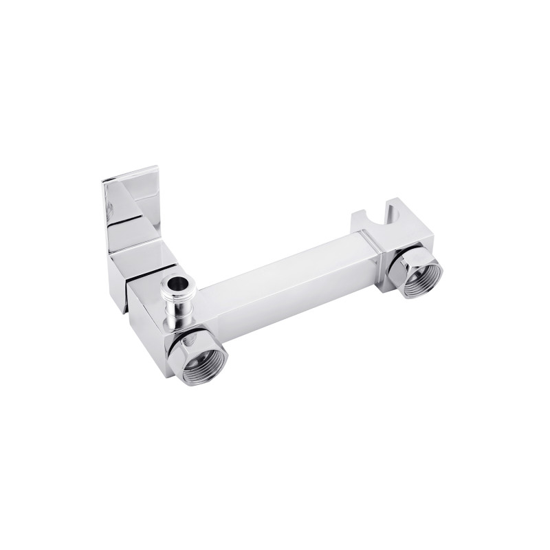 Унитаз подвесной Kroner KRP - A534UF Rimless 410х355х555 мм + Смеситель для биде Kroner KRP Edelstahl Kubus - CHR052 с гигиеническим душем