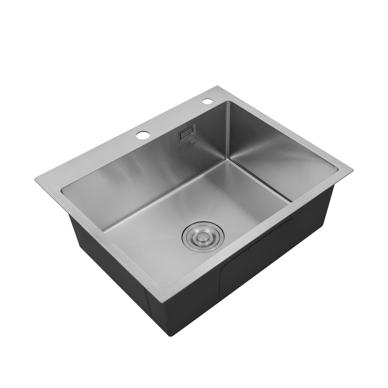  Набор 3 в 1 кухонная мойка Kroner KRP Gebürstet-6050HM+ смеситель для кухни Kroner KRP Essen-SCH030+ дозатор