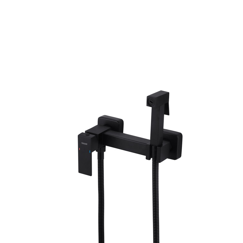 Унитаз подвесной Kroner Armada WHI513636 RIMLESS безобедочный + Смесители с гигиеническим душем Kroner KRP Edelstahl Kubus - SCH052