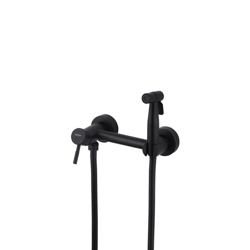 Унитаз подвесной Kroner Eifel WHI493436 RIMLESS безобедочный + Смесители с гигиеническим душем Kroner KRP Edelstahl Klassisch - SCH052