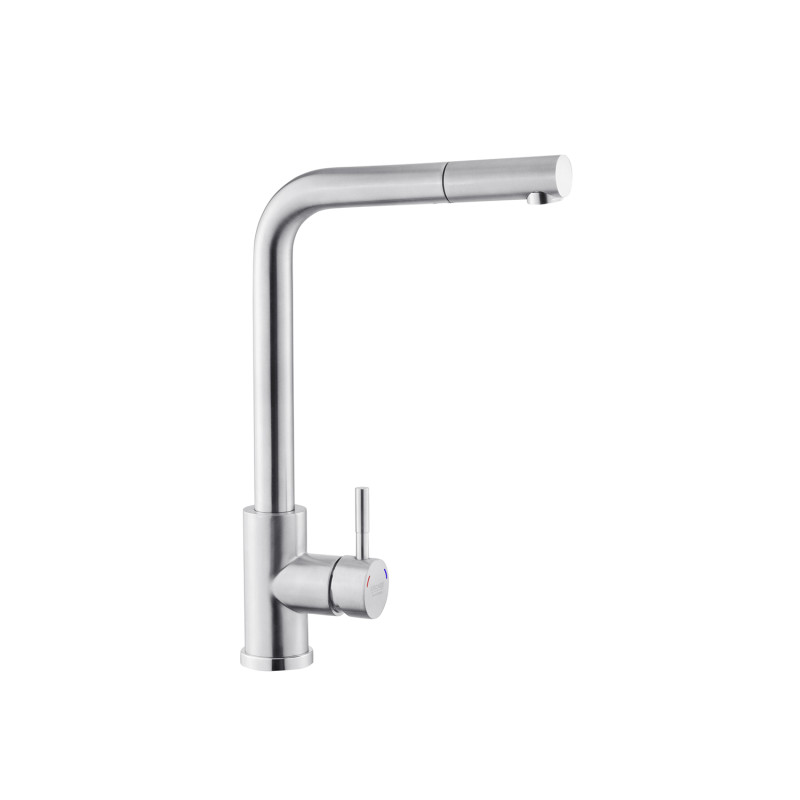 Набор 3 в 1 кухонная мойка Kroner Derby KRP Brush-5050HM+ смеситель для кухни Kroner KRP Edelstahl Klassisch-ESG03917+дозатор