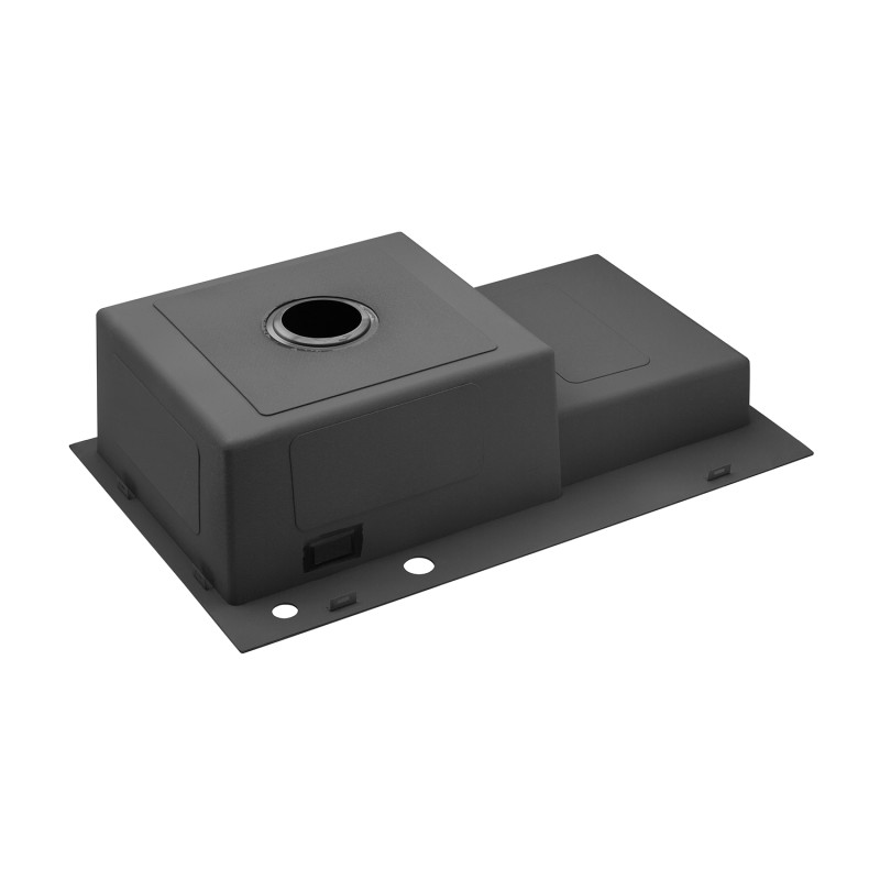  Набор 3 в 1 кухонная мойка Kroner KRP PVD Schwarze - 7848LHM + смеситель Kroner KRP Graz - GRP03815 + дозатор