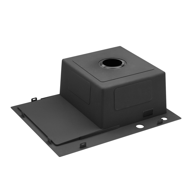  Набор 3 в 1 кухонная мойка Kroner KRP Schwarze - 6350RHM PVD + смеситель Kroner KRP Graz - GRP03815 + дозатор