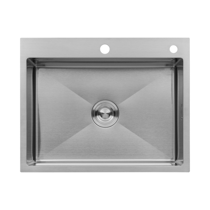  Набор 3 в 1 кухонная мойка Kroner KRP Gebürstet-6350HM + смеситель для кухни Kroner KRP Essen - C030 + дозатор