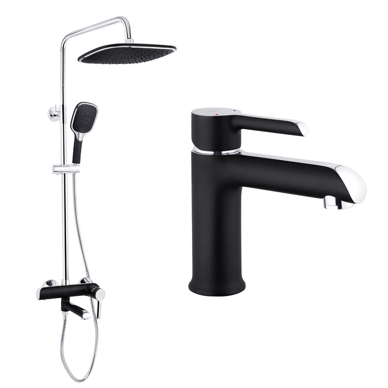 Набор 2 в 1 Kroner KRP Essen - SCH010 + Душевая система Kroner KRP Essen - SCH063