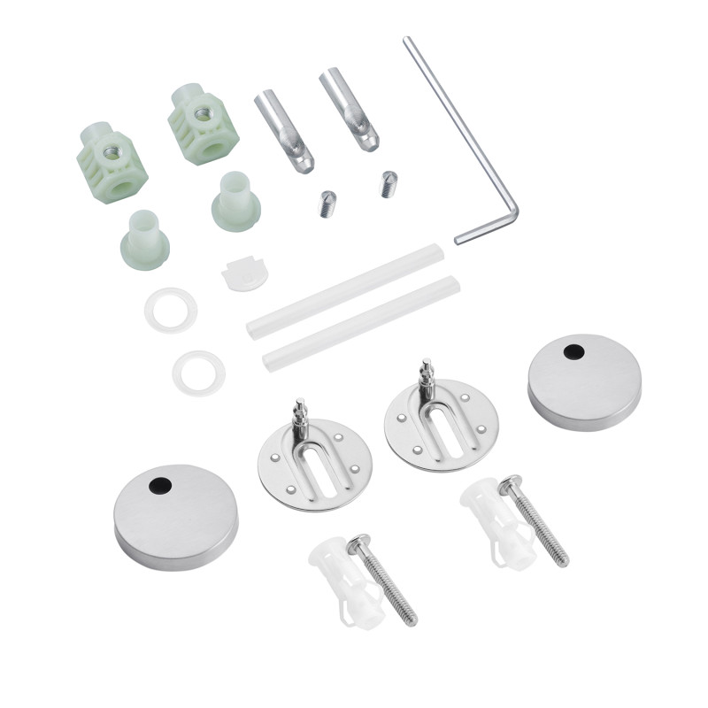 Унитаз подвесной Kroner Armada WHI513636 RIMLESS безобедочный + Смесители с гигиеническим душем Kroner KRP Edelstahl Klassisch - ESG052