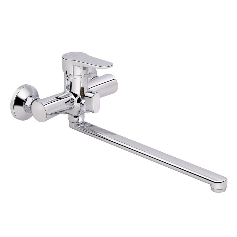 Набор 2 в 1 Смеситель для раковины Lidz Nicole Chrome + Смеситель для ванны Lidz Nicole 005 Chrome