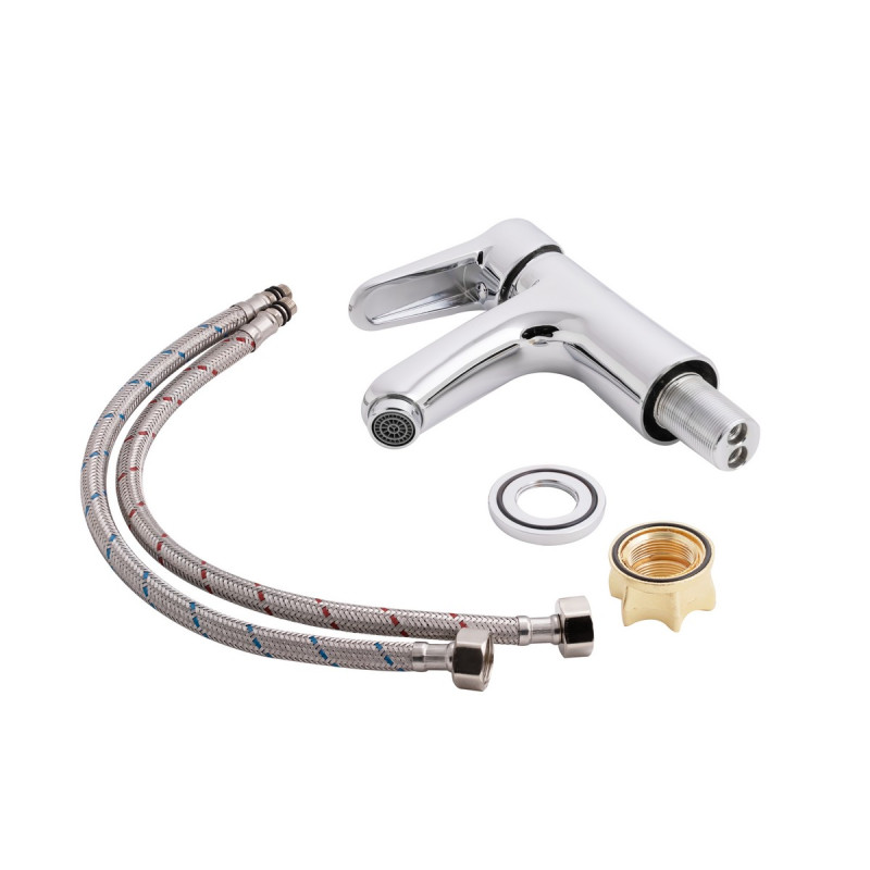 Набор 2 в 1 Смеситель для раковины Lidz Nicole Chrome + Смеситель для ванны Lidz Nicole 005 Chrome