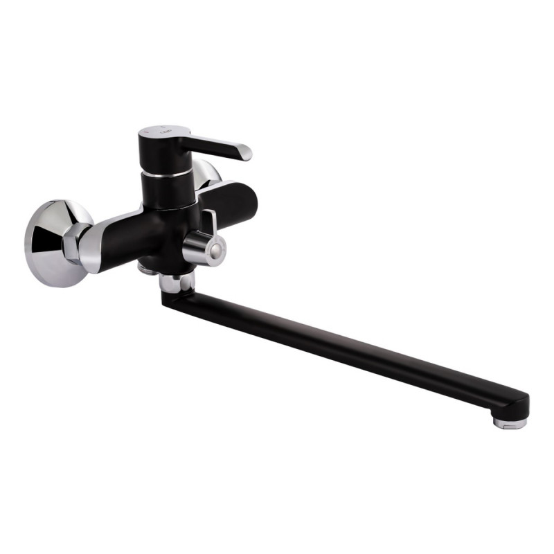 Набор 2 в 1 Qtap Grand QTGRABCR001F Black Matt + Qtap Grand QTGRABCR005 Chrome/Black