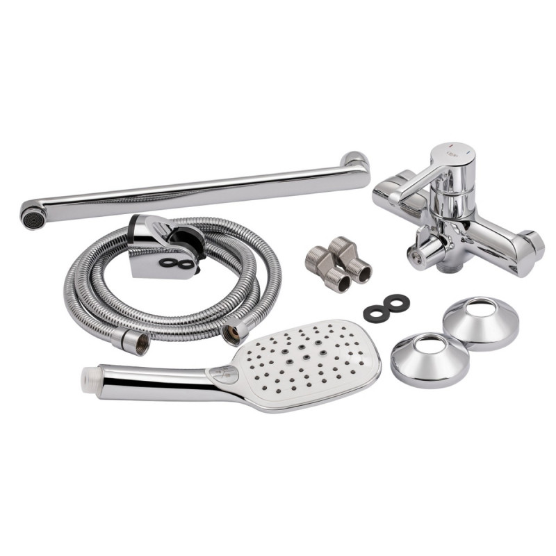 Набор 2 в 1 Qtap Grand QTGRA272CRM45670 Chrome + Qtap Grand QTGRACRM005 Chrome