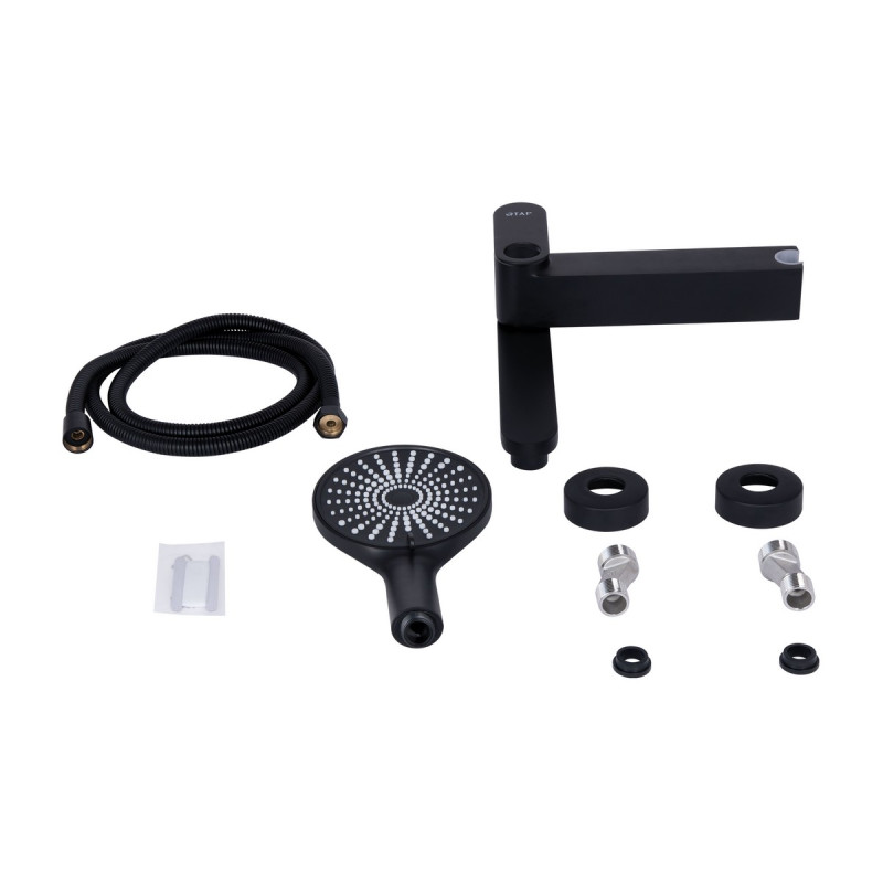 Набор 2 в 1 Qtap Jay QTJAY270BLM45545 Black Matt + Qtap Jay QTJAY260BLM45548 Black Matt