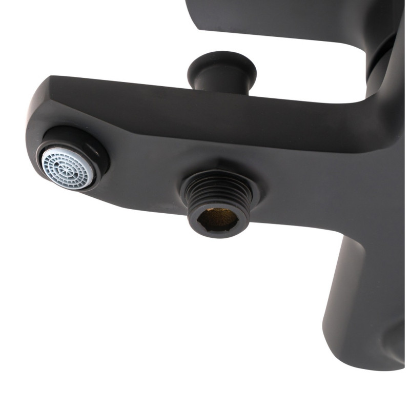 Набор 2 в 1 Qtap Lipno QTLIPNO1023H101CB Black Matt + Qtap Lipno QTNH3023101DCB Black Matt