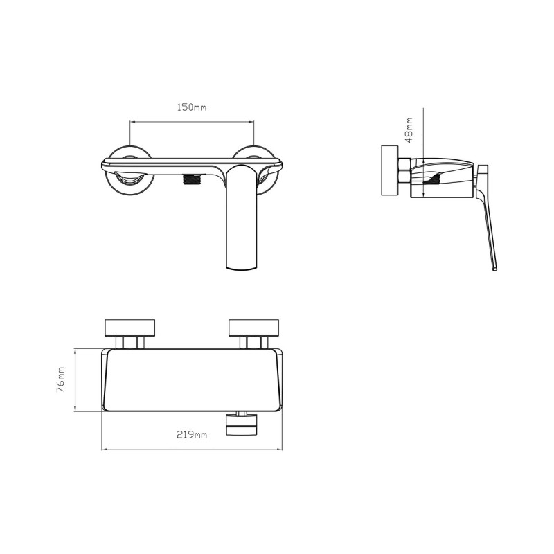 Набор 2 в 1 Qtap Slavonice 1042103B + Qtap Slavonice QTSLA266BLM45908 Black Matt