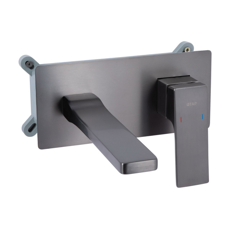 Набор 2 в 1 Qtap Gemini QTGEM273GMB45695 Gunmetal Black PVD + Qtap Gemini QTGEM113GMB45698 Gunmetal Black PVD