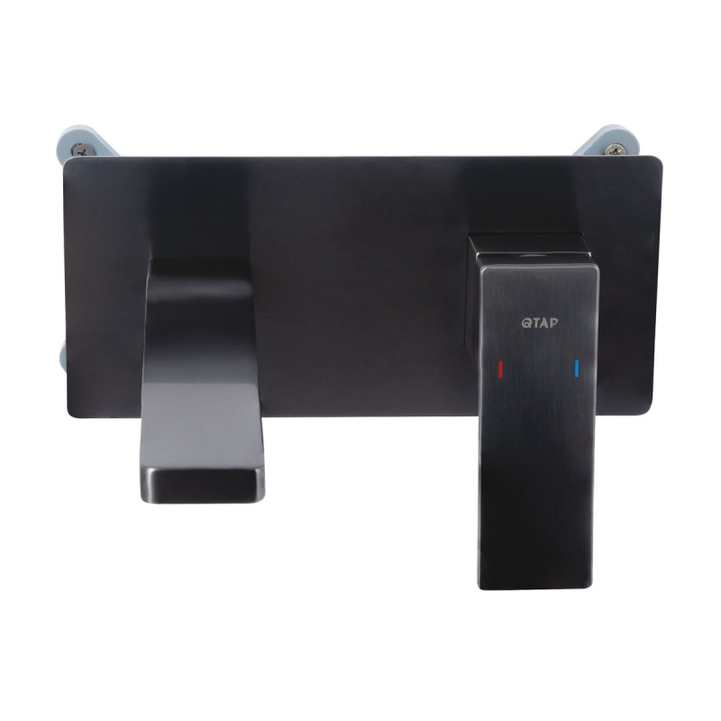 Набор 2 в 1 Qtap Gemini QTGEM273GMB45695 Gunmetal Black PVD + Qtap Gemini QTGEM113GMB45698 Gunmetal Black PVD