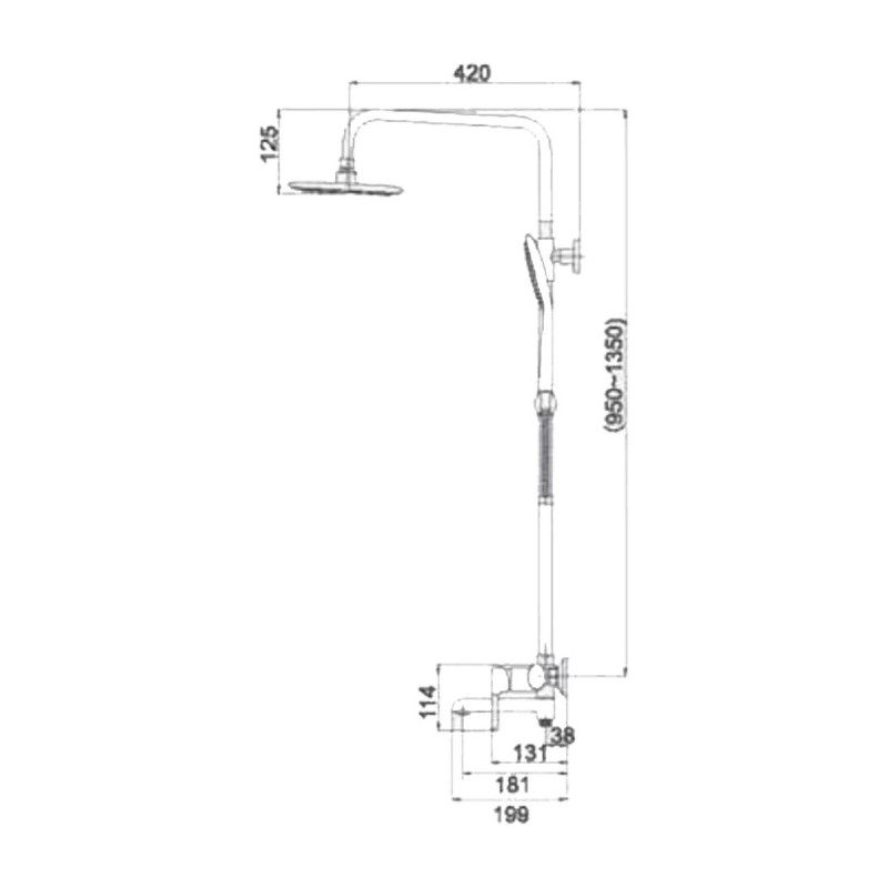 Набір 2 в 1 Qtap Grand QTGRACRM001F Chrome + Qtap Grand QTGRACRM1004 Chrome