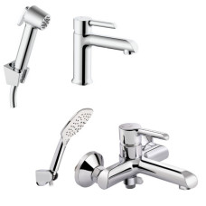 Набор 2 в 1 Qtap Grand QTGRA272CRM45670 Chrome + Qtap Grand QTGRACRM006 Chrome