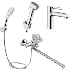 Набор 2 в 1 Qtap Grand QTGRA272CRM45670 Chrome + Qtap Grand QTGRACRM005 Chrome