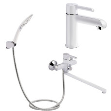 Набор 2 в 1 Qtap Grand QTGRAWCR001F White + Qtap Grand QTGRAWCR005 Chrome/White