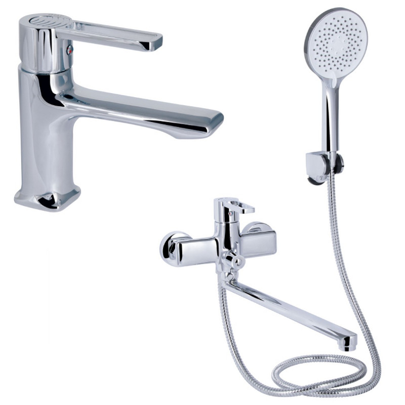 Набор 2 в 1 Qtap Taurus QTTAU270CRM45659 Chrome + Qtap Taurus QTTAU260CRM45663 Chrome