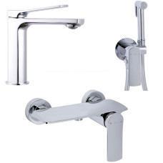 Набор 3 в 1 Qtap Slavonice QTSLV1042103C Chrome + Qtap Slavonice QTSLA266CRM45907 Chrome + Qtap Slavonice QTSLA262CRM45915 Chrome