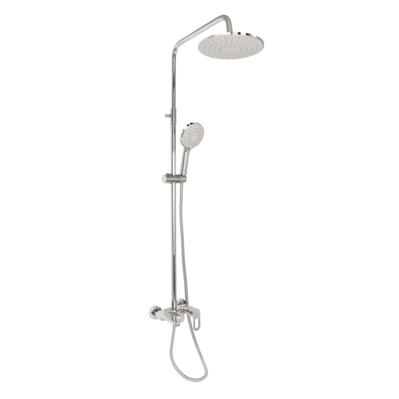 Набор 2 в 1 Смеситель для раковины Lidz Latwa Chrome + Душевая система Lidz Latwa 1030 Chrome