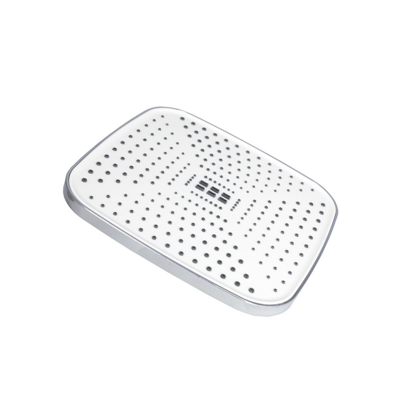 Набір 2 в 1 Змішувач для раковини Lidz Wawel White + Душова система Lidz Wawel 1030 White