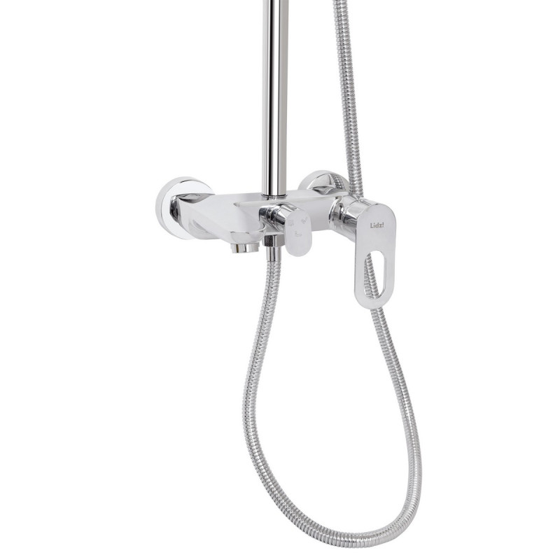 Набор 2 в 1 Смеситель для раковины Lidz Latwa Chrome + Душевая система Lidz Latwa 1030 Chrome