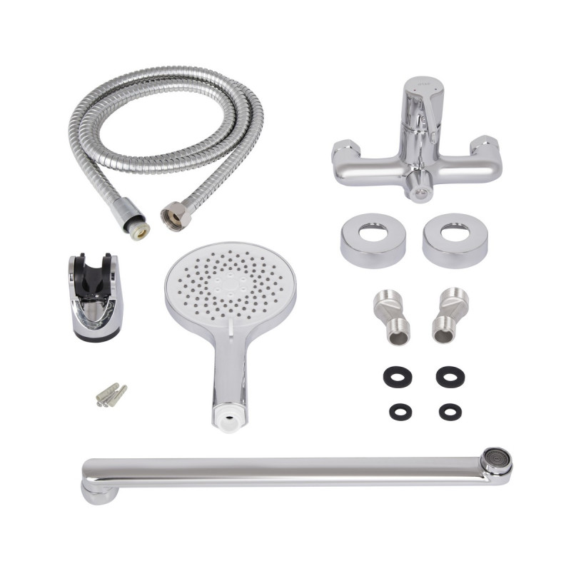 Набір 2 в 1 Qtap Cardinal QTCAR270CRM45654 Chrome + Qtap Cardinal QTCAR260CRM45657 Chrome