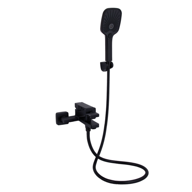 Набор 2 в 1 Qtap Gemini QTGEM270BLM45674 Black Matt + Qtap Gemini QTGEM259BLM45682 Black Matt